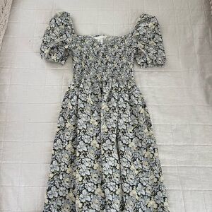 Floral Puff Sleeve Dress